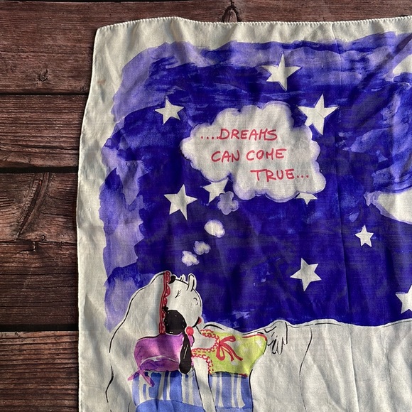 MOSCHINO | Silk print scarf … Dreams Can Come True… - Picture 8 of 12